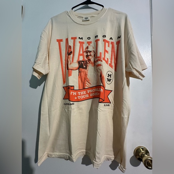 Morgan Wallen “I’m the Problem” 2025 tour. Cleveland, Ohio exclusive t-shirt. - Picture 1 of 3